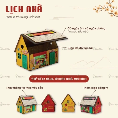 Lịch Gỗ Để Bàn Làm Tết Năm Mới - Gỗ Công Nghiệp Đa Kiểu Dáng, Giá 145.000đ