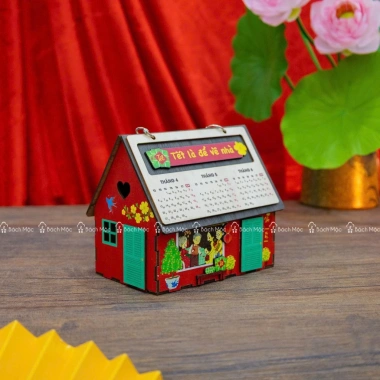 Lịch Gỗ Để Bàn Tết 2.026 - Ngôi Nhà, Hộp Bút, Quà Tặng Ý Nghĩa, Giá 100k Giảm 26k