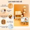 Lịch Gỗ Decor 2.026 HAMET - Ngôi Nhà Dễ Thương, Quà Tết Độc Đáo Giá 265.500₫ 3