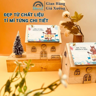 Lịch Gỗ Decor 2.026 HAMET - Ngôi Nhà Dễ Thương, Quà Tết Độc Đáo Giá 265.500₫ 5 Lịch Gỗ Decor 2.026 HAMET - Ngôi Nhà Dễ Thương, Quà Tết Độc Đáo Giá 265.500₫ 5