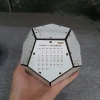 Lịch Gỗ Lục Giác 12 Mặt Khắc Logo Quà Tặng Đối Tác Khách Hàng Bạn Bè Chúc Tết Ý Nghĩa 6
