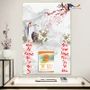 Lịch Gỗ Treo Tường 9mm Bo Viền 2.026 Thủy Mặc 40x60cm Kèm Bloc - ART COLORS 4