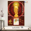 Lịch Gỗ Treo Tường 9mm Bo Viền 40x60cm - Lịch Tết Tráng Gương 2.026 Phật Giáo kèm Bloc ART COLORS 4