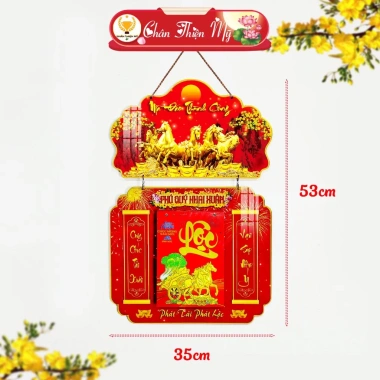 Lịch Gỗ Treo Tường Mica Tráng Gương - Bloc Lịch Chân Thiện Mỹ - Quà Tặng Gia Đình 220k 3
