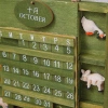 Lịch gỗ treo tường phong cách retro - Đẹp sắc nét, tặng móc treo, dây thừng và đinh gắn tường - Giá ưu đãi 137.000₫ 4
