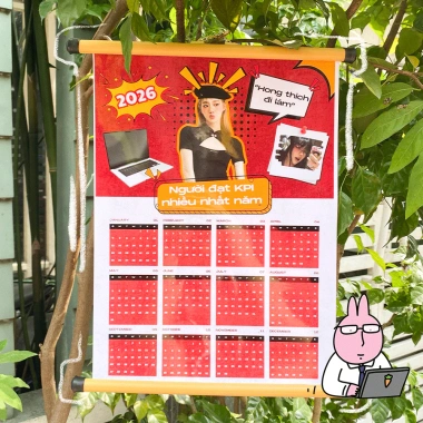 Lịch in ảnh quà tặng đồng nghiệp - ưu đãi 80k cho Tết, YEP, sinh nhật, kỷ niệm