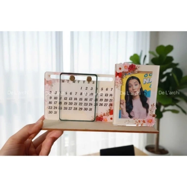 Lịch mica Rêu Decor để bàn 2.026 – Khung ảnh kèm in hình sắc nét, lịch Tết ý nghĩa – 155k