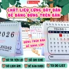 Lịch Mini 2.026 Bỏ Túi và Để Bàn Ngày Âm - Capypara, Gấu Dâu, 23,500 VND 2
