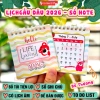 Lịch Mini 2.026 Bỏ Túi và Để Bàn Ngày Âm - Capypara, Gấu Dâu, 23,500 VND 7