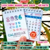Lịch Mini 2.026 Bỏ Túi và Để Bàn Ngày Âm - Capypara, Gấu Dâu, 23,500 VND 8