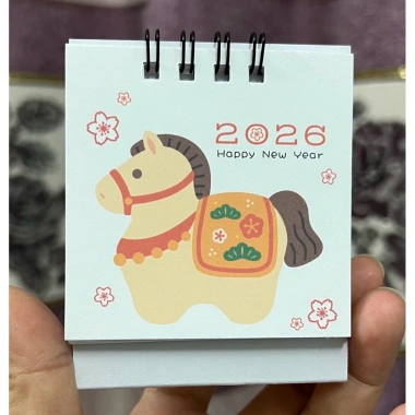 Lịch Mini Để Bàn 2.026 Siêu Dễ Thương - Giá 15.000 VNĐ, Tặng Ngẫu Nhiên 4