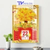 Lịch Tết 2.023 Cây Đồng Tiền và Hoa Mai 40x60cm Độ dày 10mm Giá ưu đãi 260.000 VNĐ 6