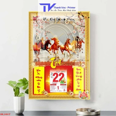 Lịch Tết 2.023 Mã Đáo Thành Công 40x60cm Độ dày 10mm Nhiều mẫu, chỉ 260.000 VNĐ