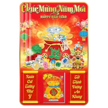 Lịch Tết 2.026 7 Mẫu Túi Tài Lộc Treo Tường Laminate Tráng Gương 40x60 cm Giá 224k 5 Lịch Tết 2.026 7 Mẫu Túi Tài Lộc Treo Tường Laminate Tráng Gương 40x60 cm Giá 224k 5
