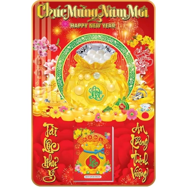 Lịch Tết 2.026 7 Mẫu Túi Tài Lộc Treo Tường Laminate Tráng Gương 40x60 cm Giá 224k 6 Lịch Tết 2.026 7 Mẫu Túi Tài Lộc Treo Tường Laminate Tráng Gương 40x60 cm Giá 224k 6