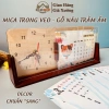 Lịch Tết 2.026 A6 Thay Tháng Đồng Hồ Gỗ Để Bàn NHAGO Không Ồn Quà Doanh Nghiệp 6