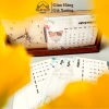 Lịch Tết 2.026 A6 Thay Tháng Đồng Hồ Gỗ Để Bàn NHAGO Không Ồn Quà Doanh Nghiệp 8