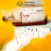 Lịch Tết 2.026 A6 Thay Tháng Đồng Hồ Gỗ Để Bàn NHAGO Không Ồn Quà Doanh Nghiệp 9