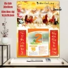 Lịch Tết 2.026 Bìa Bính Ngọ 30x40cm 9mm Viền Vàng, tặng Bloc Đại 14.5x20.5cm - 144k