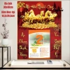 Lịch Tết 2.026 Bìa Bính Ngọ 30x40cm 9mm Viền Vàng, tặng Bloc Đại 14.5x20.5cm - 144k 7
