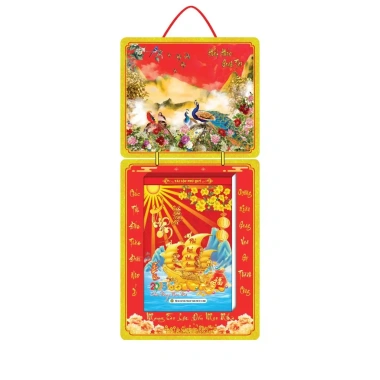 Lịch Tết 2.026 bìa gấp giữa 30x65cm in UV tráng gương cao cấp kèm bloc đại 20x30cm - Giá chỉ 225.000đ 9 Lịch Tết 2.026 bìa gấp giữa 30x65cm in UV tráng gương cao cấp kèm bloc đại 20x30cm - Giá chỉ 225.000đ 9