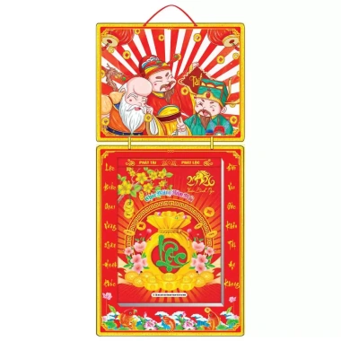 Lịch Tết 2.026 bìa gấp giữa 35x73cm in UV tráng gương cao cấp, bloc đại 25x35cm - Giá chỉ 300.000đ 4 Lịch Tết 2.026 bìa gấp giữa 35x73cm in UV tráng gương cao cấp, bloc đại 25x35cm - Giá chỉ 300.000đ 4