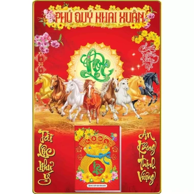 Lịch Tết 2.026 bìa gỗ Mã Đáo Thành Công 04 kt 40x60cm + bloc 14.5×20.5cm - Giá ưu đãi 187.500₫ 4 Lịch Tết 2.026 bìa gỗ Mã Đáo Thành Công 04 kt 40x60cm + bloc 14.5×20.5cm - Giá ưu đãi 187.500₫ 4