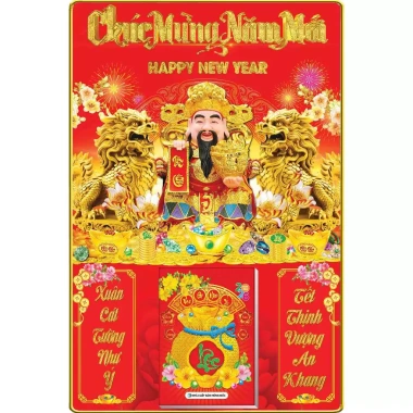 Lịch Tết 2.026 bìa gỗ tráng gương viền Thần Tài 40x60cm bloc 14.5×20.5cm Giá 187.500 VND 7 Lịch Tết 2.026 bìa gỗ tráng gương viền Thần Tài 40x60cm bloc 14.5×20.5cm Giá 187.500 VND 7