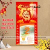 Lịch Tết 2.026 Bình Ngọ - Lịch gỗ tráng gương 30x60cm, bìa 9mm, viền cao cấp, kèm lốc, giảm giá 6