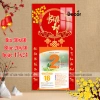 Lịch Tết 2.026 Bình Ngọ - Lịch gỗ tráng gương 30x60cm, bìa 9mm, viền cao cấp, kèm lốc, giảm giá 10