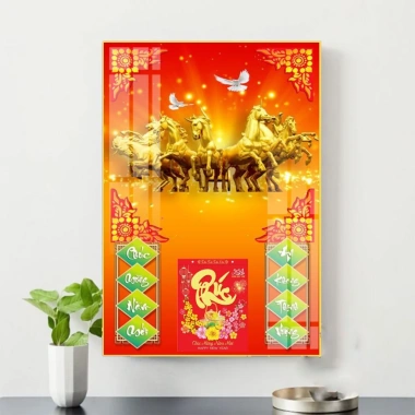 Lịch Tết 2.026 Bính Ngọ Tráng Gương Mã Thành Công – Thiết Kế Theo Yêu Cầu, Quà Tặng Doanh Nghiệp, Giá 261.789 VND 5