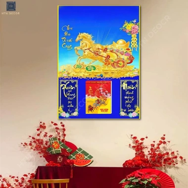 Lịch Tết 2.026 Bính Ngọ Tráng Gương Mã Thành Công Thiết Kế Theo Yêu Cầu Quà Tặng Doanh Nghiệp Quà Tết