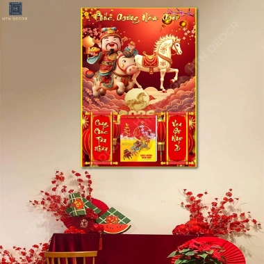 Lịch Tết 2.026 Bính Ngọ Tráng Gương Mã Thành Công Thiết Kế Theo Yêu Cầu Quà Tặng Doanh Nghiệp Quà Tết