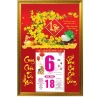 Lịch Tết 2.026 Bloc Đại - Bìa Gỗ Tráng Gương 45x65, Kèm Bìa Khung Nhựa, Giá 270.000