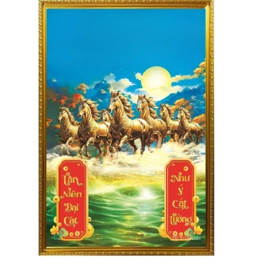 Lịch Tết 2.026 Bloc Đại - Bìa Gỗ Tráng Gương 45x65, Kèm Bìa Khung Nhựa, Giá 270.000 8