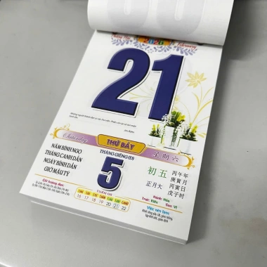 Lịch Tết 2.026 Bloc Đại Rời 14.5x20.5cm 13x19cm - Giá ưu đãi 55.016đ, quà tết