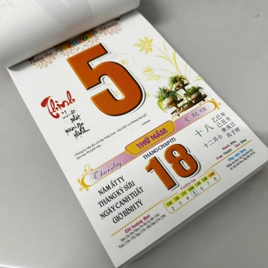Lịch Tết 2.026 Bloc Lịch Đại Rời 14.5x20.5 cm - Giá ưu đãi 67.400₫ 7