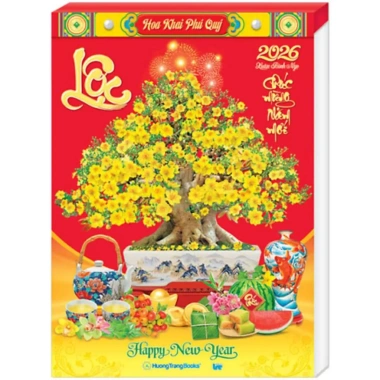 Lịch Tết 2.026 Bloc Lịch Đại Rời 14.5x20.5 cm - Giá ưu đãi 67.400₫ 10