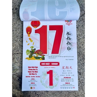 Lịch Tết 2.026 bloc rời 25x35cm giấy couche - Giảm giá, chỉ 196.000 VNĐ