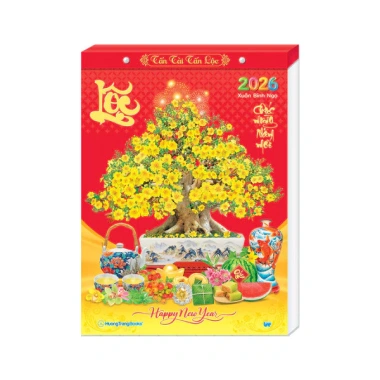 Lịch Tết 2.026 Bloc rời đa kích thước 10.5x14.5-30x20 giảm giá 20% chỉ 55.016₫