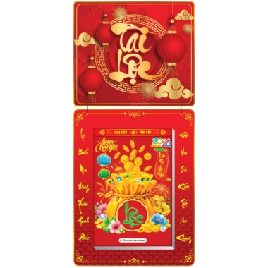 Lịch Tết 2.026 Bloc Siêu Đại 17x26-20x30 cm Chữ Lộc Laminate Giá ưu đãi 238k