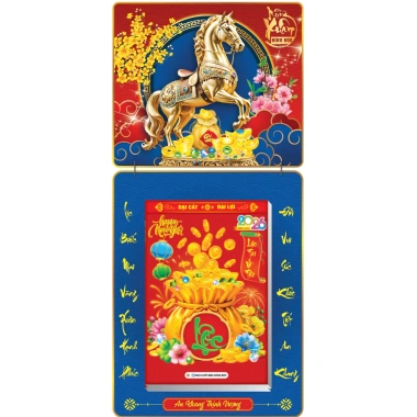Lịch Tết 2.026 Bloc Siêu Đại 17x26 & 20x30 - Mã Đáo Thành Công, Đầu Treo Laminate, Giá ưu đãi 238.100₫