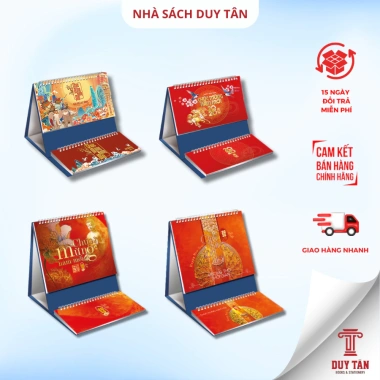 Lịch Tết 2.026 Bông Sen - Lịch để bàn đa chủ đề M3 kèm giấy note, giảm 39.000₫