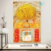 Lịch Tết 2.026 Cây Kim Tiền 30x40cm Treo Tường - Khung viền bo, Tặng Bloc 10,5x14,5cm - Giá ưu đãi 93.000đ 2