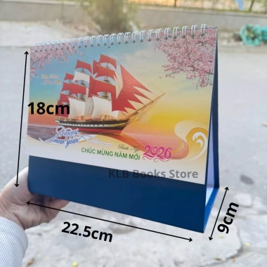 Lịch Tết 2.026 Để Bàn Chữ A Cỡ Dọc Ngang - Quà Tặng Năm Mới Giao Hình Ngẫu Nhiên Giá 31.900 VND 2