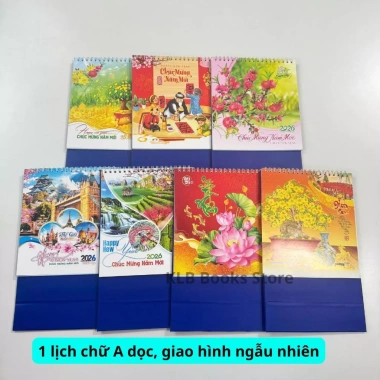 Lịch Tết 2.026 Để Bàn Chữ A Cỡ Dọc Ngang - Quà Tặng Năm Mới Giao Hình Ngẫu Nhiên Giá 31.900 VND 10
