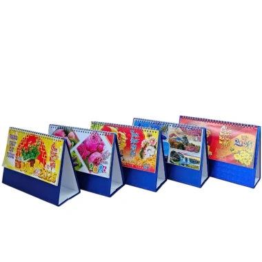 Lịch Tết 2.026 để bàn kiểu chữ A - Giá chỉ 27.000đ, thiết kế hiện đại
