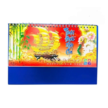 Lịch Tết 2.026 để bàn kiểu chữ A - Giá chỉ 27.000đ, thiết kế hiện đại