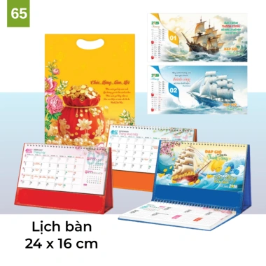 Lịch Tết 2.026 Để Bàn Xuân Bình Ngọ Con Ngựa 16x23cm - Giá Ưu Đãi