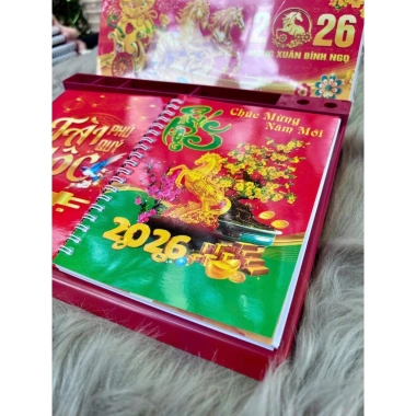 Lịch Tết 2.026 Đế Nhựa Dáng Ngang - Lịch Để Bàn Văn Phòng & Gia Đình, Giá Ưu Đãi 71.100₫ 3 Lịch Tết 2.026 Đế Nhựa Dáng Ngang - Lịch Để Bàn Văn Phòng & Gia Đình, Giá Ưu Đãi 71.100₫ 3